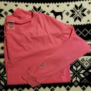 VS PINK Long Sleeve T-Shirt Size Large